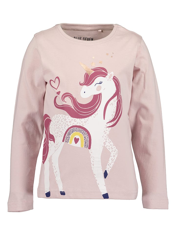 Blue Seven Koszulka w kolorze jasnoróżowym rozmiar: 128