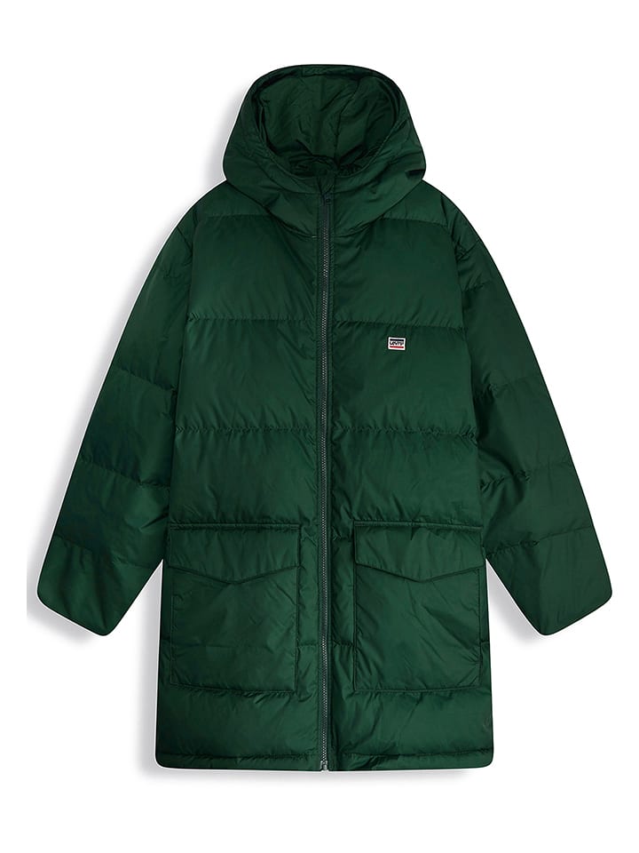 Levi´s Kurtka pikowana w kolorze zielonym rozmiar: XL