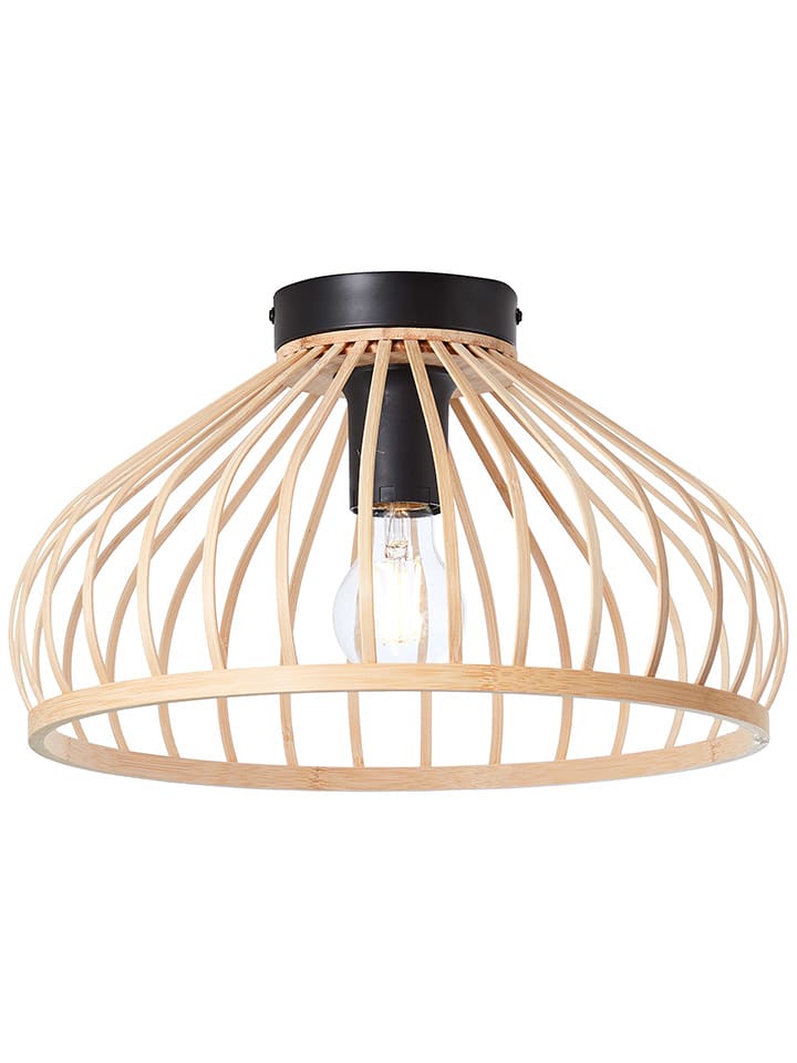 Lampa sufitowa "Norah" w kolorze jasnobrązowym - Ø 34 cm