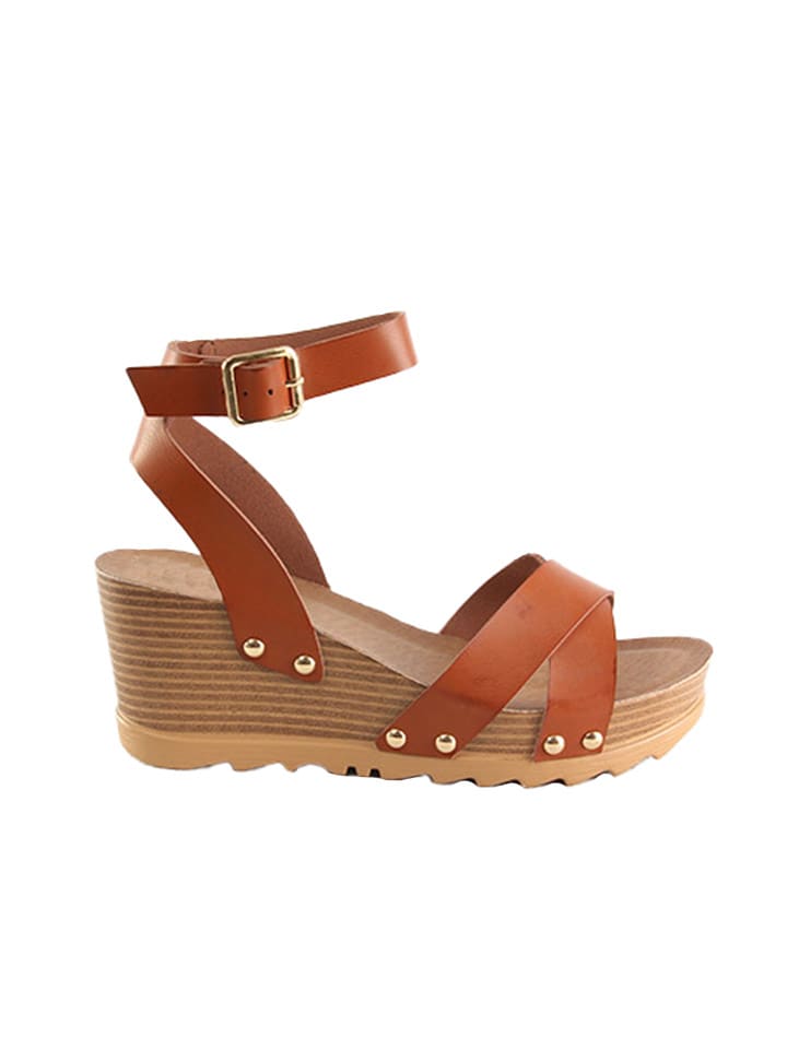 Mulanka Sandały w kolorze brązowym rozmiar: 39