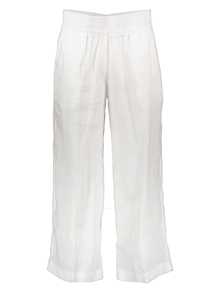 S.OLIVER RED LABEL Lniane spodnie w kolorze białym rozmiar: 40