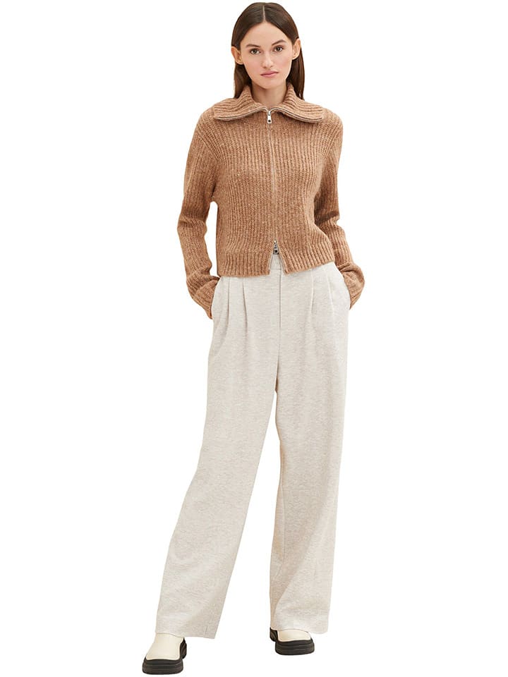 Tom Tailor Spodnie w kolorze jasnoszarym rozmiar: L