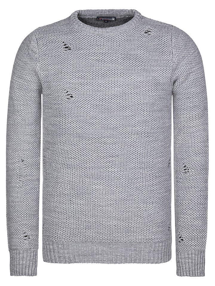 Sweter w kolorze szarym