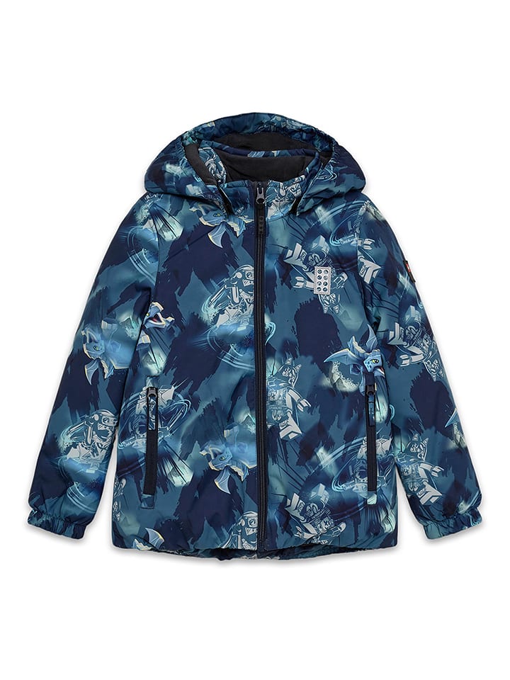 LEGO Kurtka zimowa w kolorze niebieskim rozmiar: 104