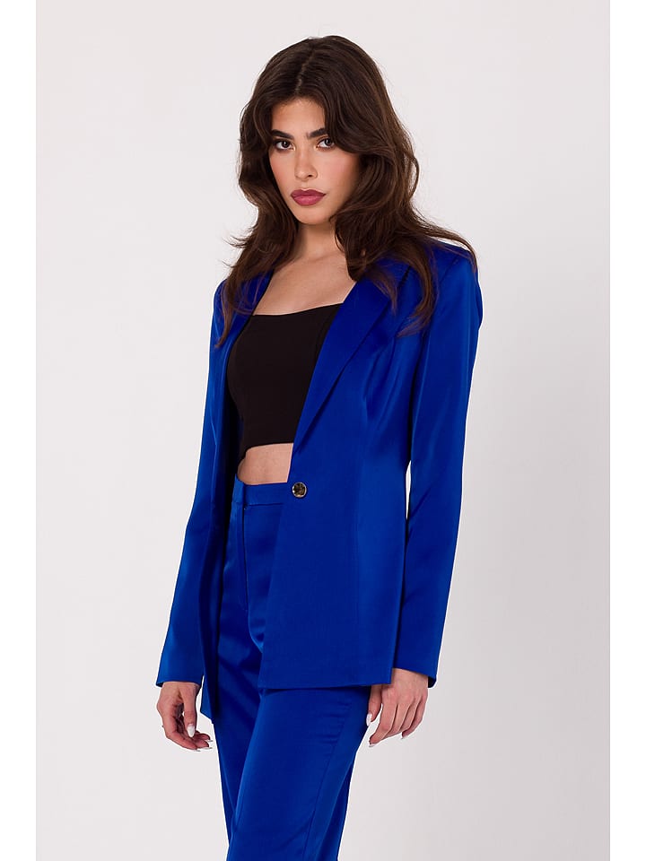 Makover Blezer w kolorze niebieskim rozmiar: XXL