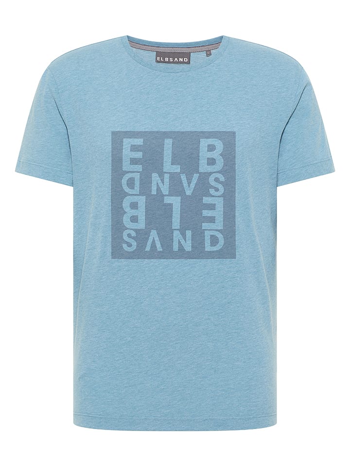 ELBSAND Koszulka "Florin" w kolorze błękitnym rozmiar: XL