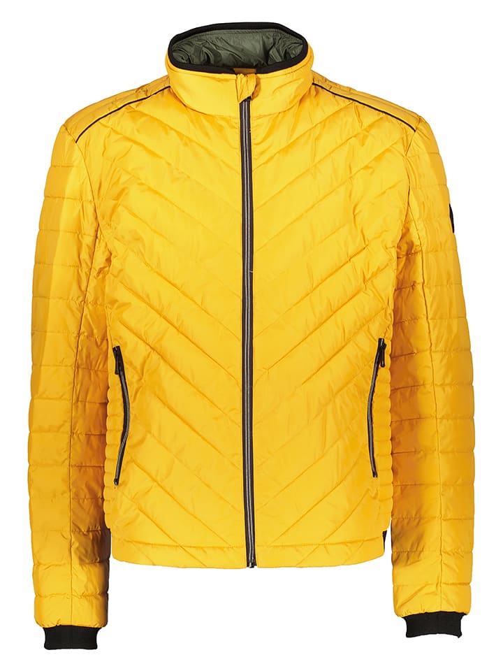 Kurtka pikowana w kolorze żółtym