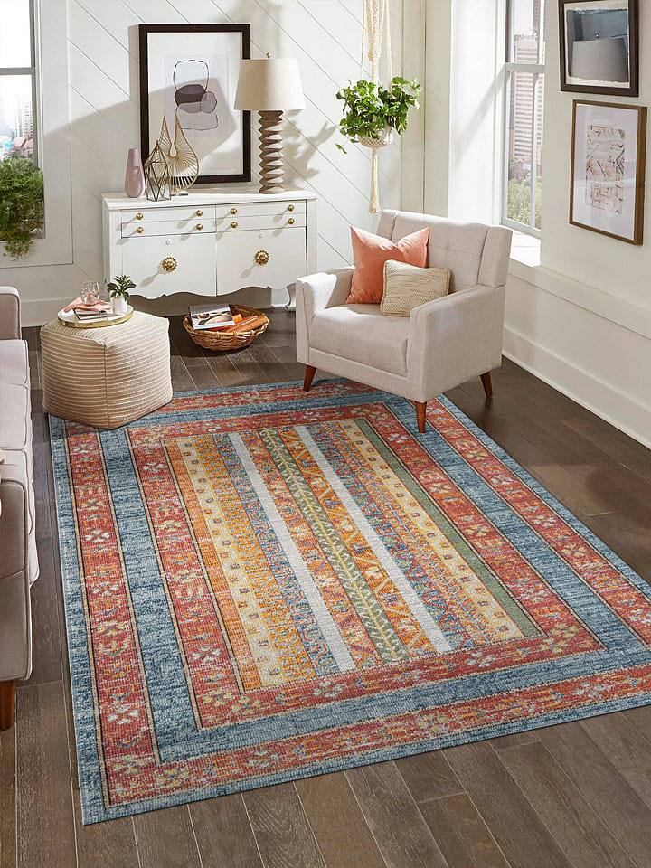 Conceptum Hypnose Dywan "Antik 1111" w kolorze niebiesko-czerwonym rozmiar: 200x290 cm