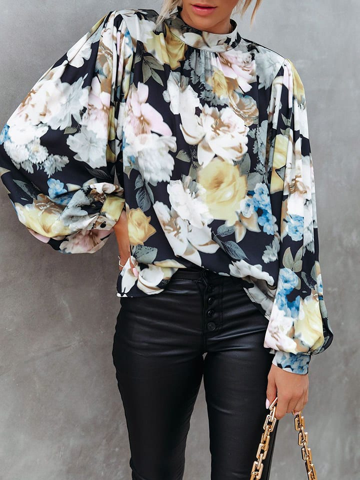 LA Angels Bluzka w kolorze kremowo-czarnym rozmiar: XL