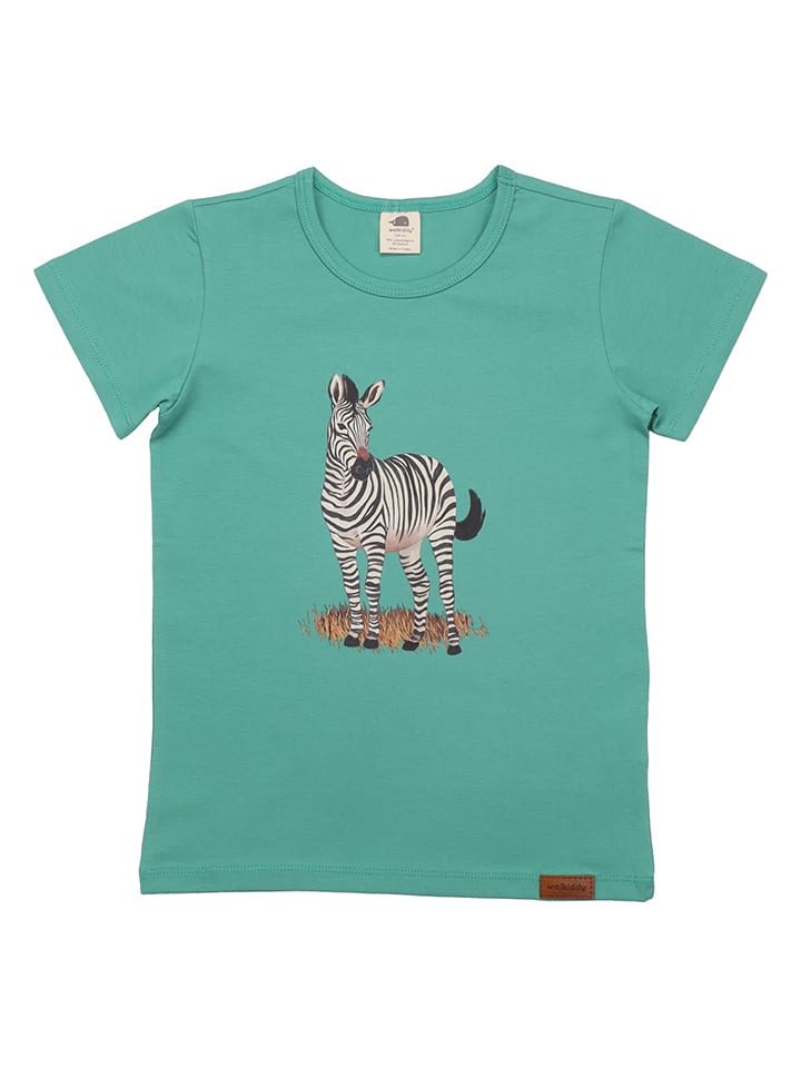 Walkiddy Koszulka w kolorze turkusowym rozmiar: 128