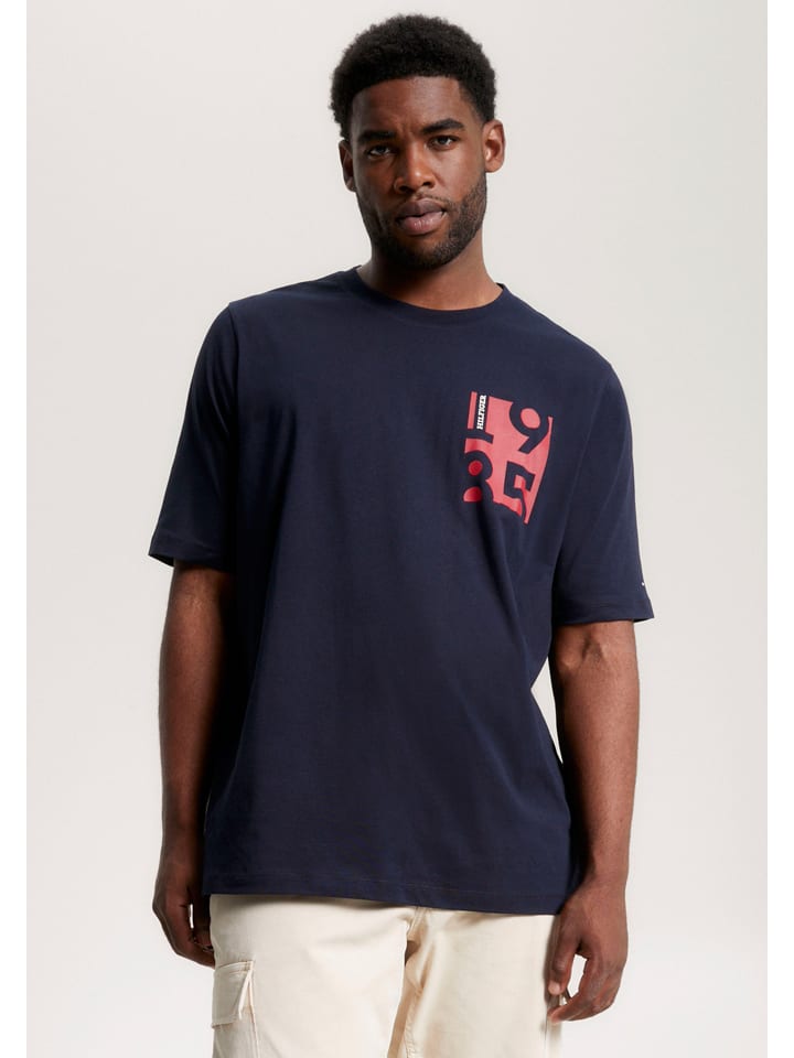 Tommy Hilfiger Koszulka w kolorze granatowym rozmiar: XXL