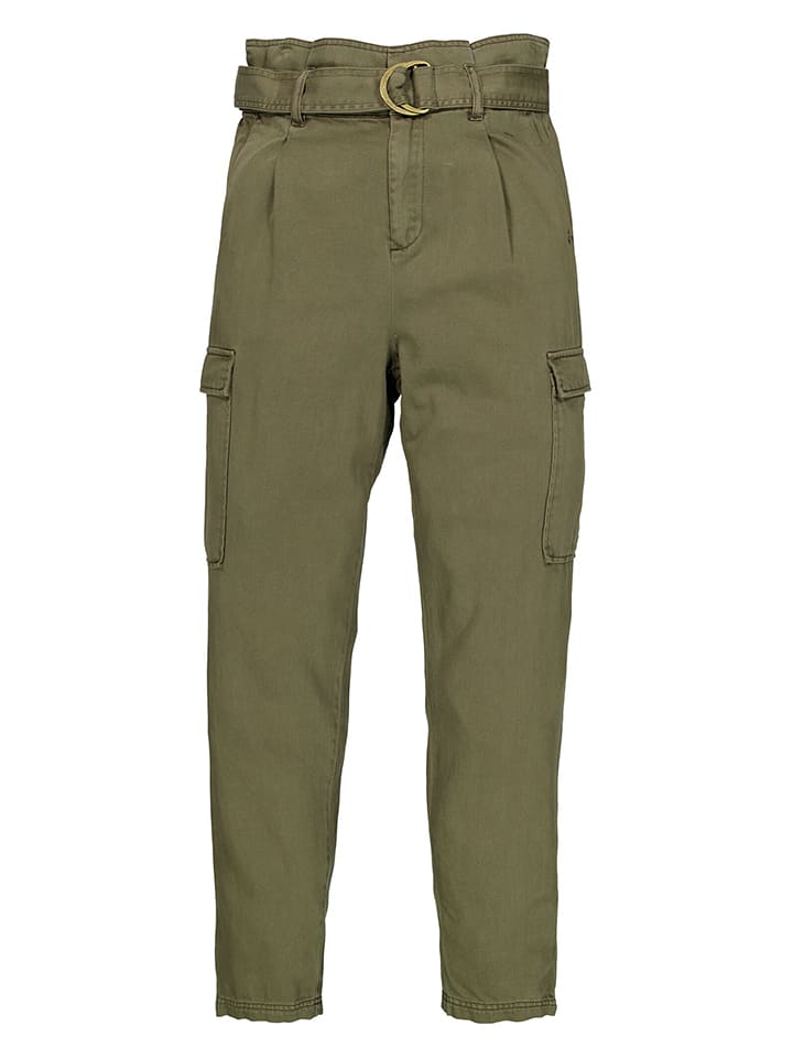 Bojówki w kolorze khaki