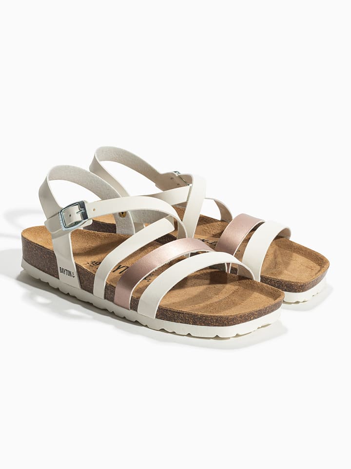 BAYTON Sandały "Gerone" w kolorze białym rozmiar: 40