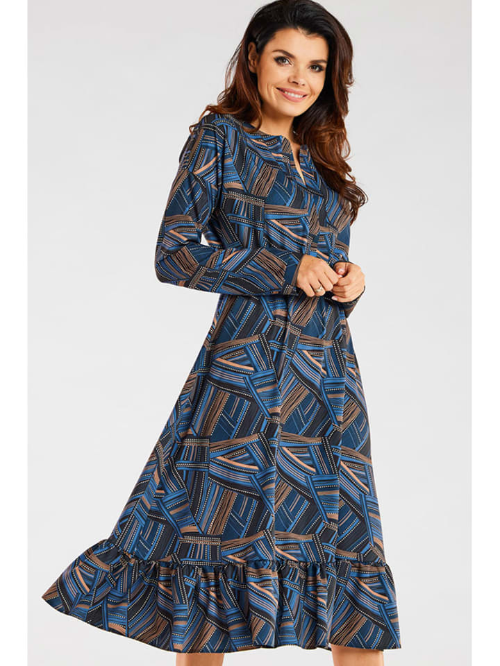 Awama Sukienka w kolorze granatowym rozmiar: XL