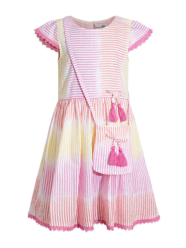 happy girls by Eisend Sukienka w kolorze różowym rozmiar: 134