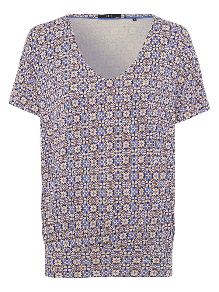 Zero Bluzka w kolorze beżowym rozmiar: 38