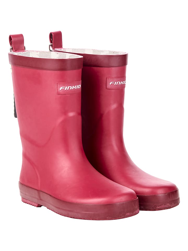 finkid Kalosze "Kumi" w kolorze czerwonym rozmiar: 27