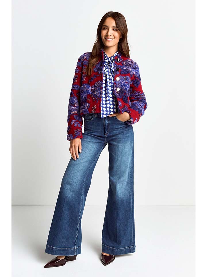 Rich & Royal Blezer w kolorze granatowo-bordowym rozmiar: XS