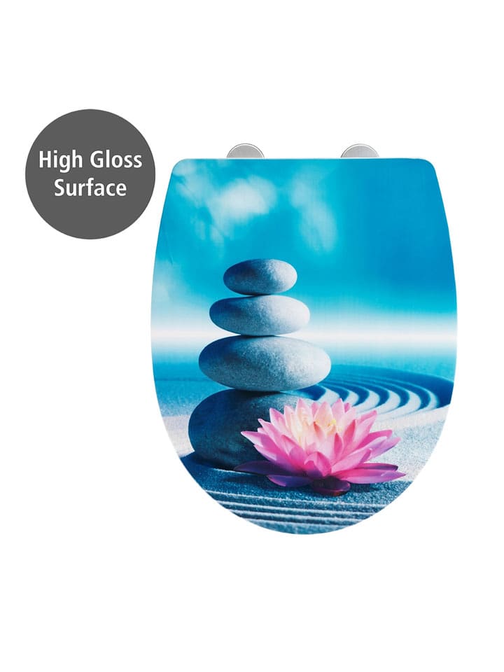 Wenko Automatyczna deska WC "Spirit" w kolorze niebieskim rozmiar: onesize