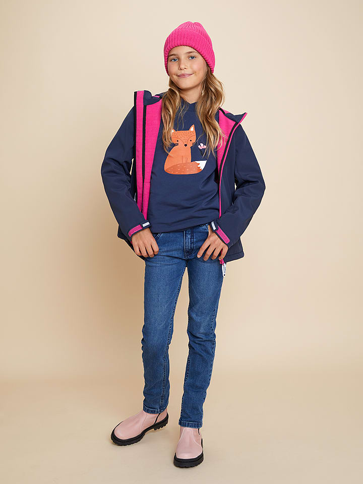 lamino Dżinsy - Slim fit - w kolorze granatowym rozmiar: 140