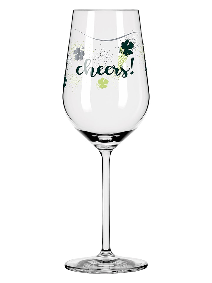 RITZENHOFF Kieliszek w kolorze zielonym do białego wina - 364 ml rozmiar: onesize