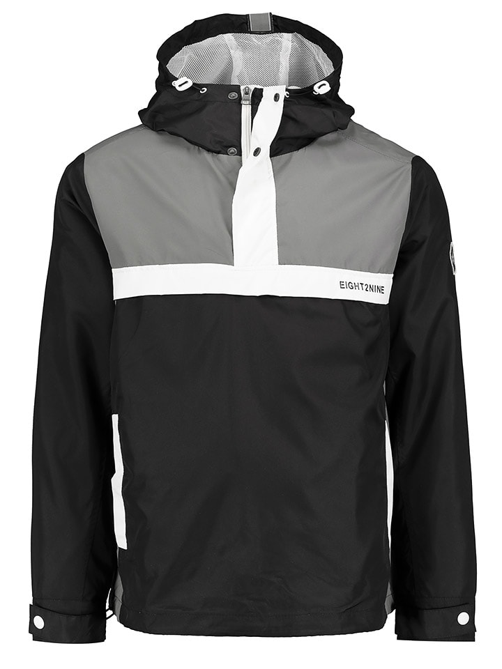 Eight2Nine Kurtka przejściowa w kolorze czarno-szarym rozmiar: S