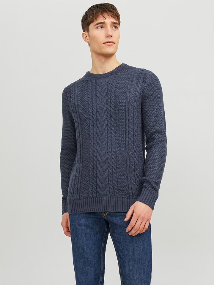 Jack & Jones Sweter w kolorze granatowym rozmiar: M