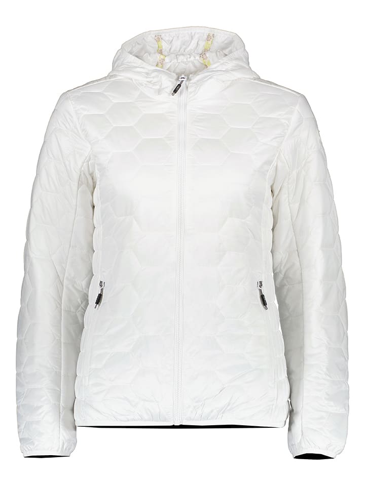 Kurtka pikowana w kolorze białym