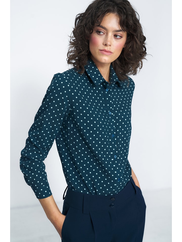 Nife Koszula w kolorze niebieskim rozmiar: 40