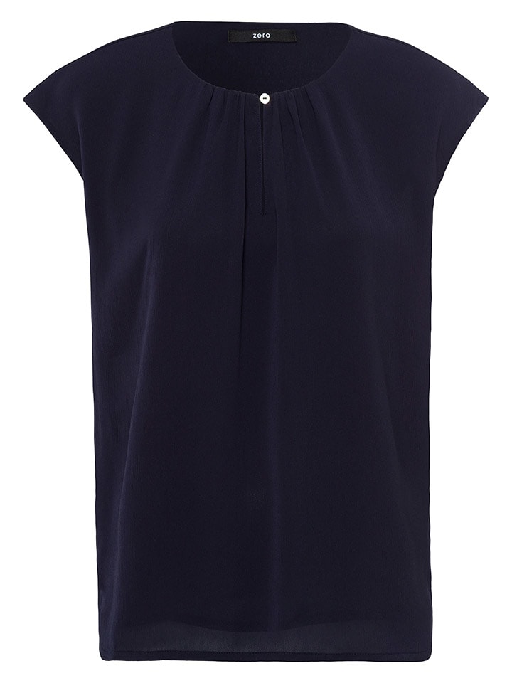 Zero Bluzka w kolorze granatowym rozmiar: 36