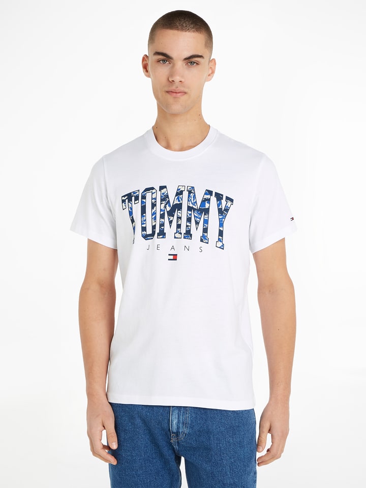 TOMMY JEANS Koszulka w kolorze białym rozmiar: 3XL
