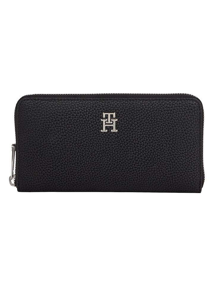 Tommy Hilfiger Portfel w kolorze czarnym - 19 x 10 x 2,5 cm rozmiar: onesize
