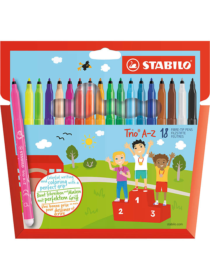 STABILO Mazaki (18 szt.) "STABILO Trio A-Z" rozmiar: onesize