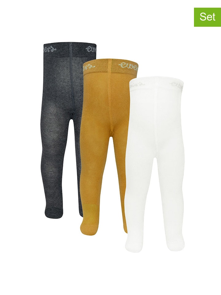 ewers Rajstopy (3 pary) w kolorze brązowo-czarnym rozmiar: 68