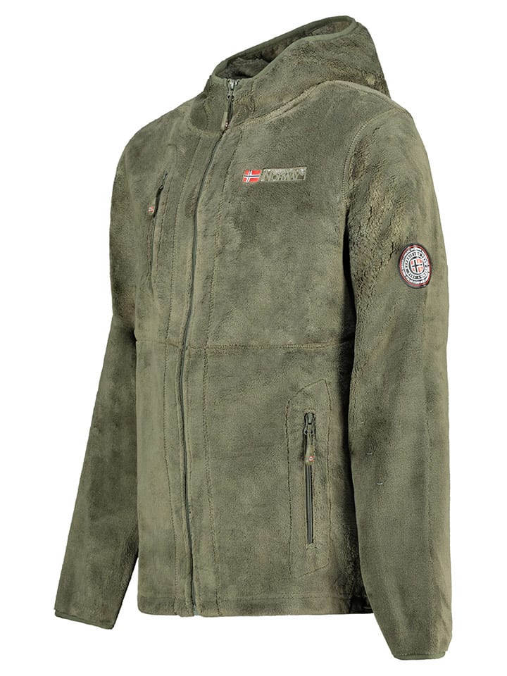 Geographical Norway Kurtka polarowa "Upload" w kolorze khaki rozmiar: 152
