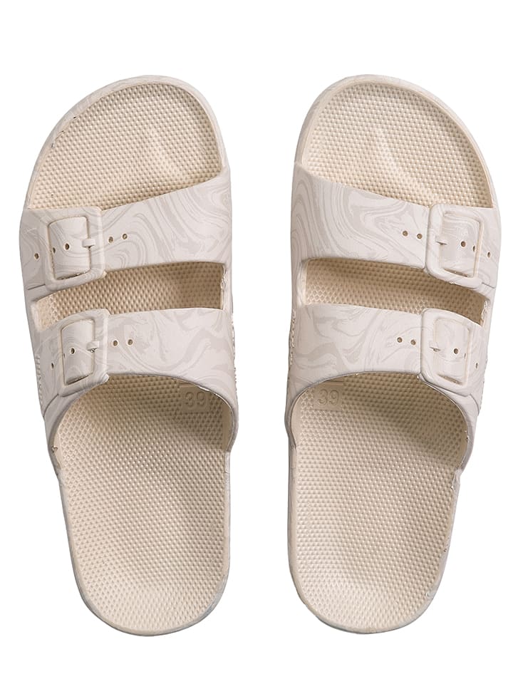 Freedom Moses Klapki "Nevada" w kolorze beżowym rozmiar: 42,5