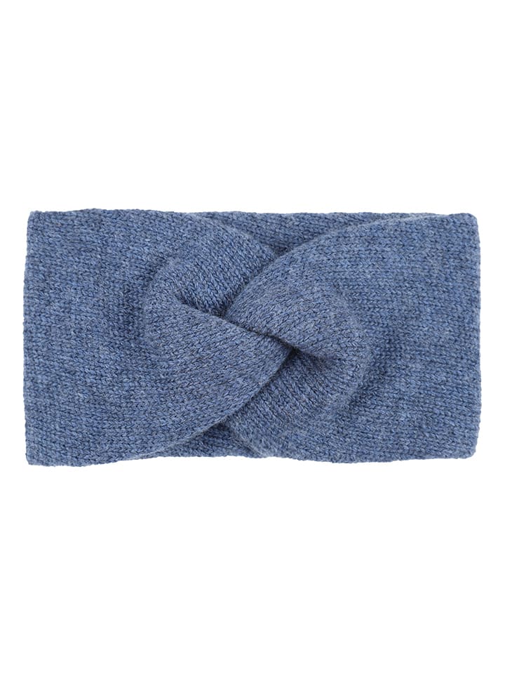 Opaska w kolorze niebieskim na czoło