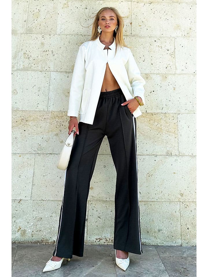 Trend Alaçatı Stili Spodnie dresowe w kolorze antracytowym rozmiar: S