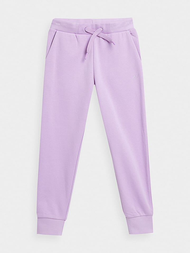 4F Spodnie dresowe w kolorze fioletowym rozmiar: 128