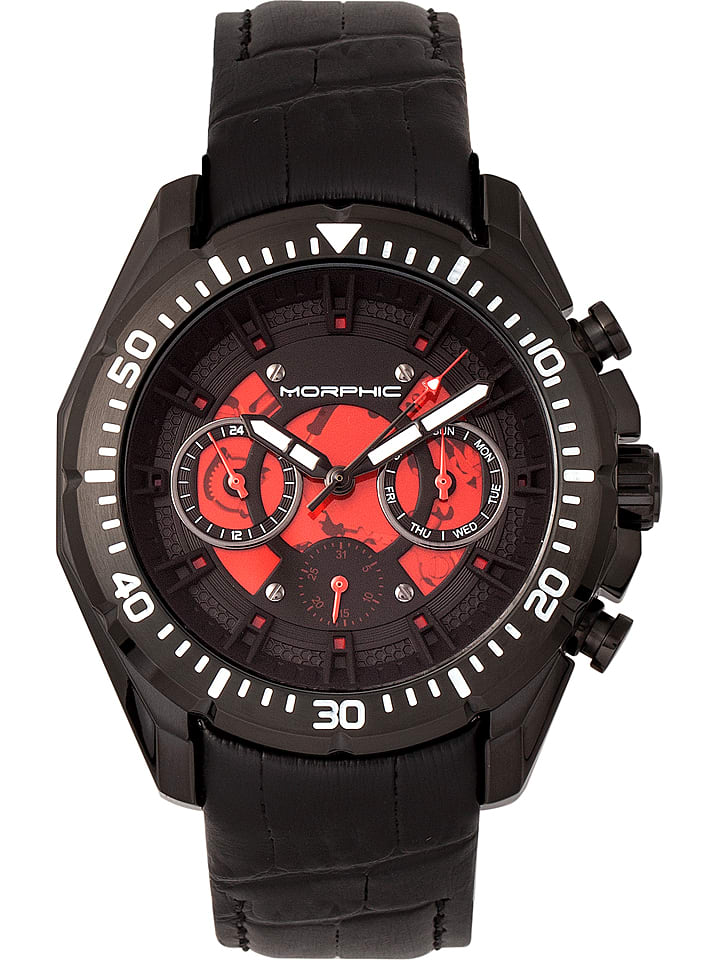 Zegarek kwarcowy "Morphic" w kolorze czarnym
