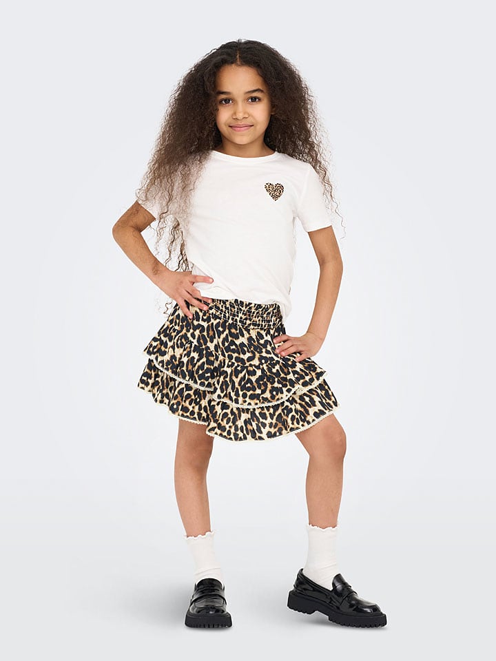 KIDS ONLY Spódnica "Glow" w kolorze brązowym rozmiar: 146