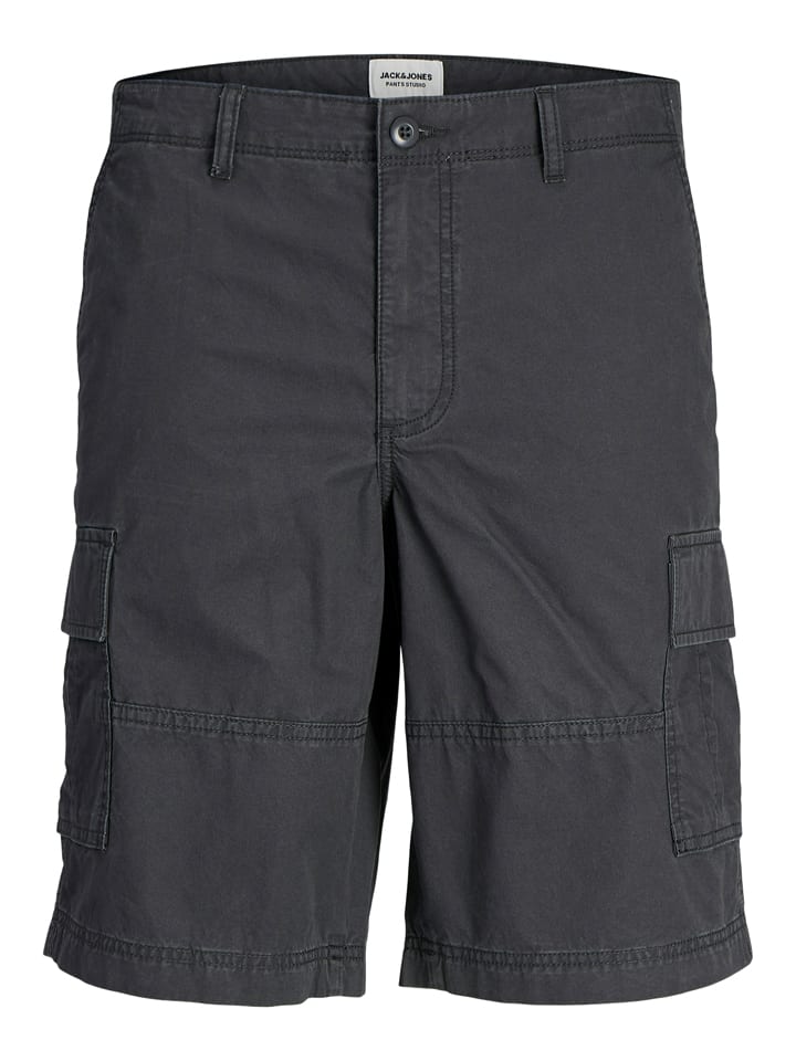 JACK & JONES Junior Bojówki "Zeus" w kolorze antracytowym rozmiar: 176
