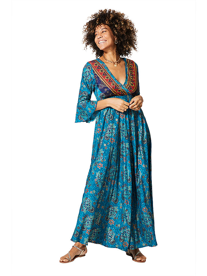 Ipanima Sukienka w kolorze niebieskim ze wzorem rozmiar: 34/36