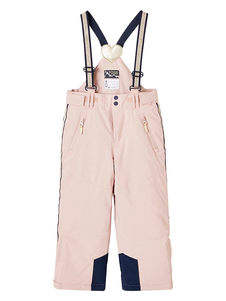 vertbaudet Spodnie narciarskie w kolorze jasnoróżowym rozmiar: 152