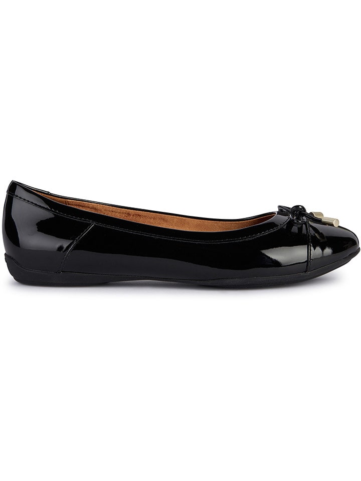 Geox Baleriny "Charlene" w kolorze czarnym rozmiar: 39