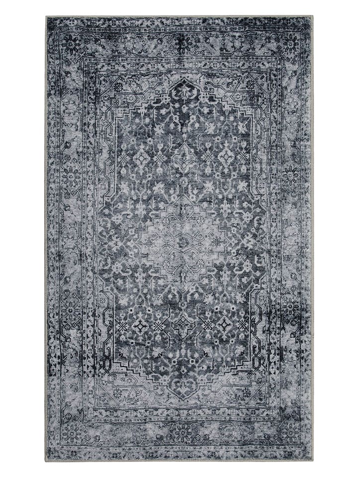 Wecon Home Dywanik łazienkowy "Ralph" w kolorze niebieskim rozmiar: 60x100 cm