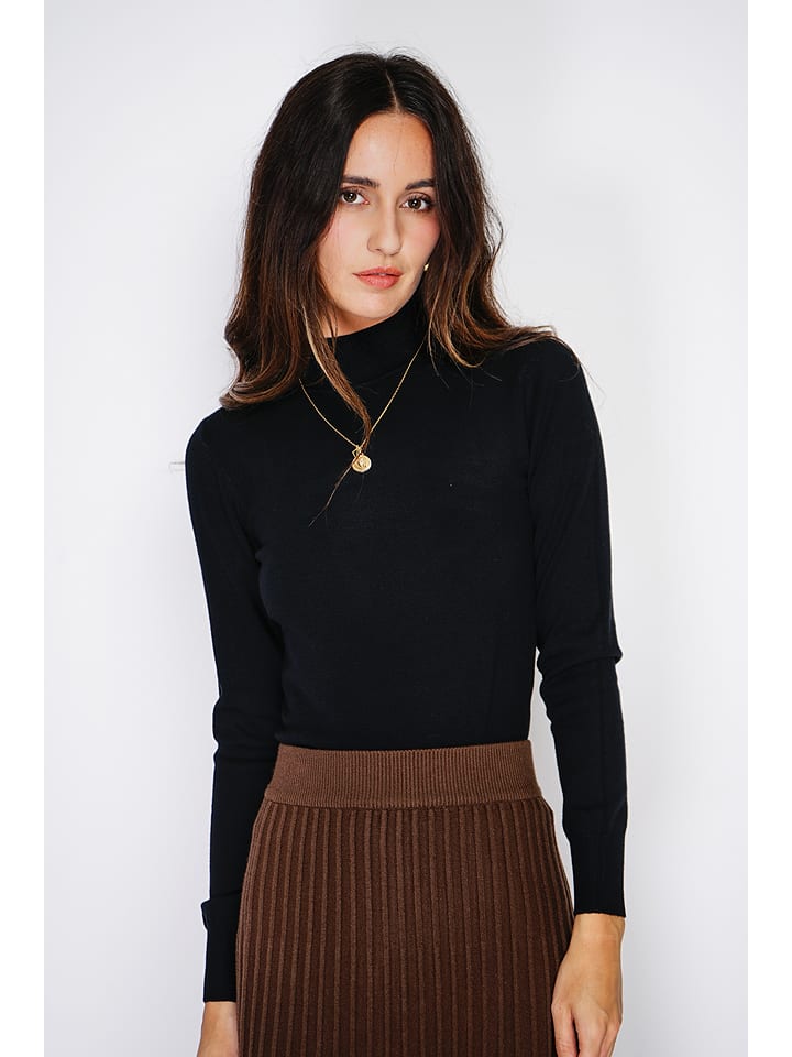 ASSUILI Sweter w kolorze czarnym rozmiar: 36