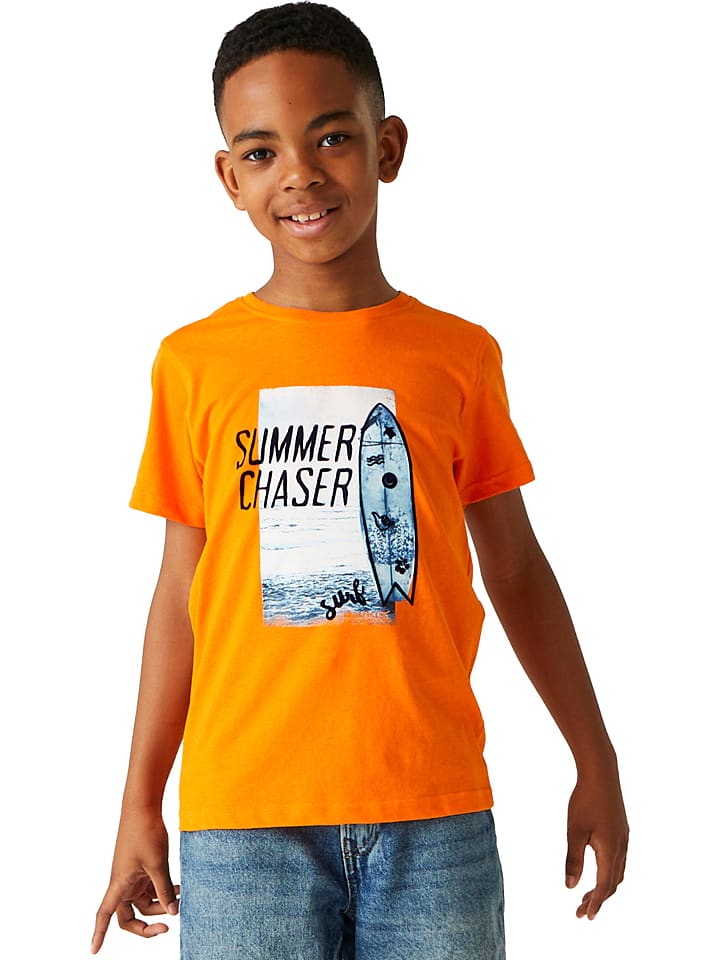 Regatta Koszulka "Bosley VII" w kolorze pomarańczowym rozmiar: 152