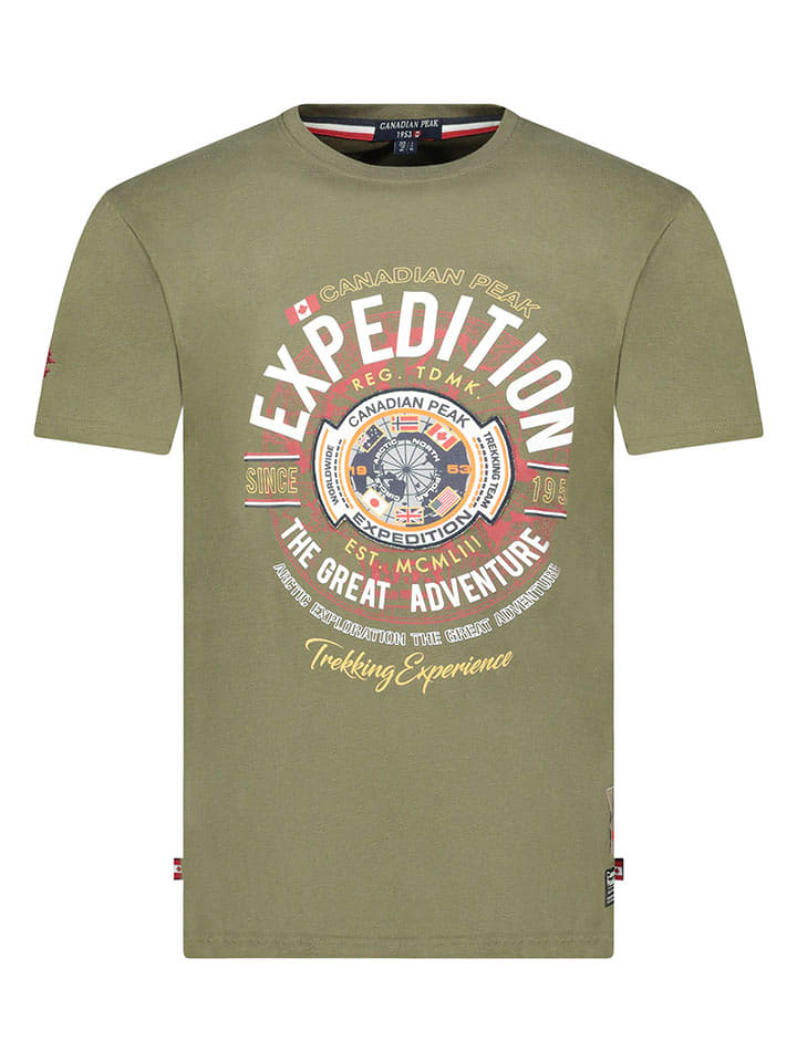 Canadian Peak Koszulka "Jaldemareak" w kolorze khaki rozmiar: L