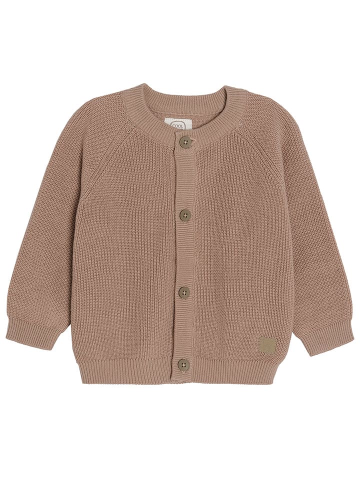 COOL CLUB Kardigan w kolorze jasnobrązowym rozmiar: 74